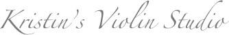 Kristin's Violin Studio
